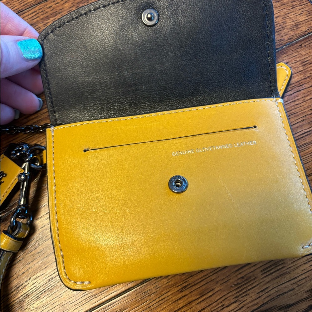Coach x Mickey Envelope Key Pouch-Flax - Picture 4 of 7